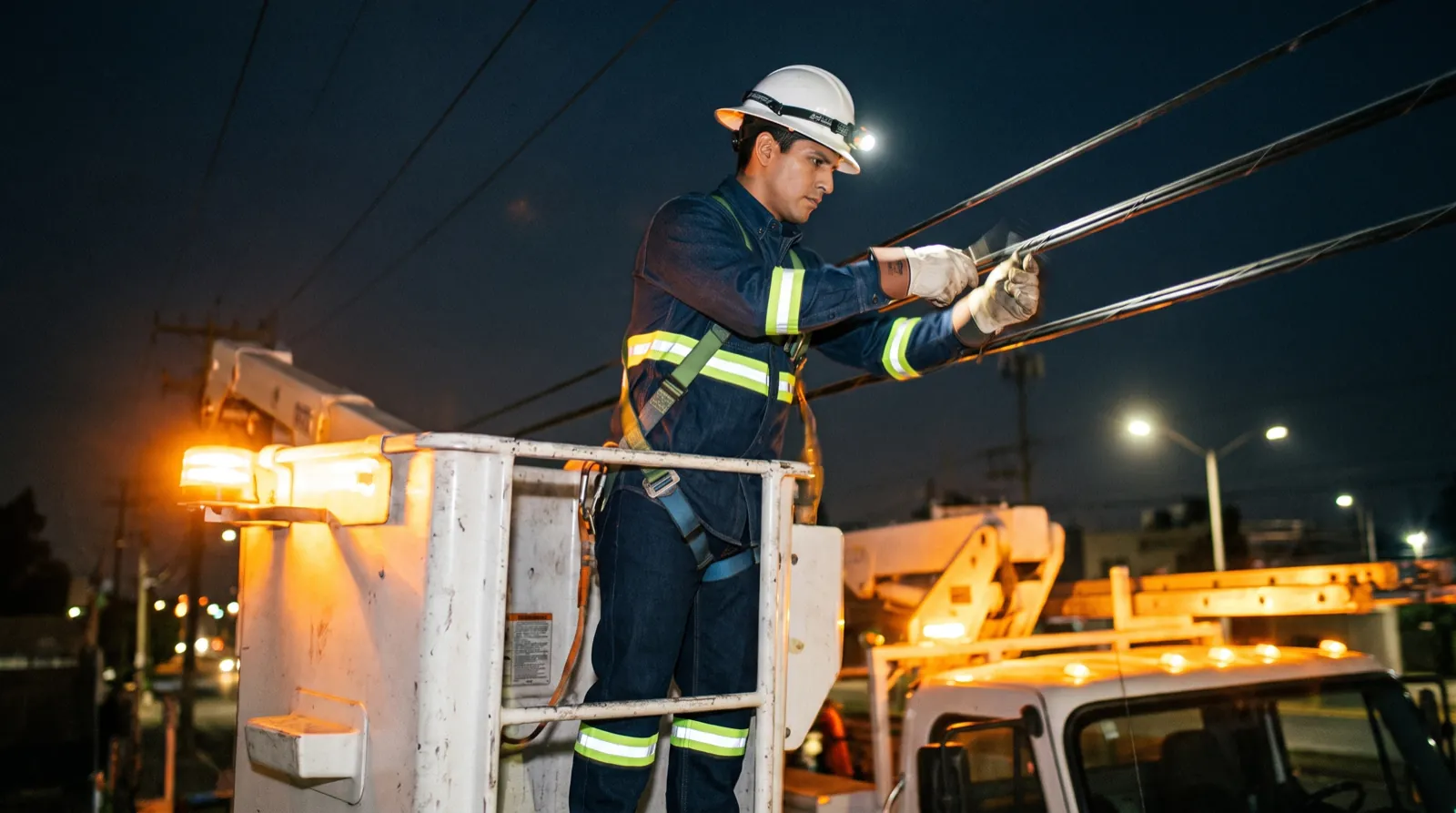 Ropa de trabajo de mezclilla para eléctrica y mantenimiento